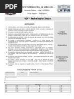Ordem de Serviço - Trabalho Braçal