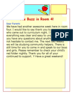 The Buzz in Room 4!: ACK TO Chool