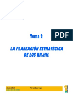 Tema 2 - PLANIFICACIÓN ESTRATÉGICA DE RR - HH PDF