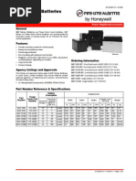 Fire-Lite BAT-12120-BP Data Sheet