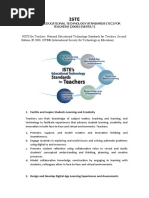 National Educational Technology Standards (Tic) For TEACHERS (2008) (NESTS.T)