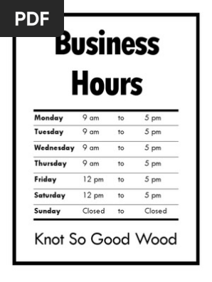 business hrs