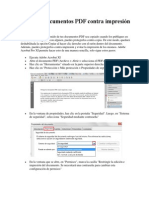 Proteger PDF contra copia e impresión