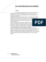 Las Causas de La Distribucion de Los Hombres