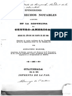 Alejandro Marure Efemerides de Los Hechos Notables Acaecidos en La Republica de CA Desde 1821 Hasta 1848