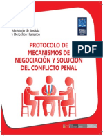 PROTOCOLO DE NEGOCIACIÓN PENAL