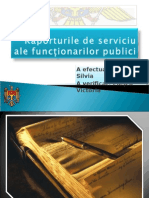 Raporturile de Serviciu Ale Functionarilor Publici