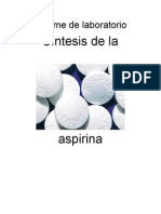 Síntesis de Aspirina