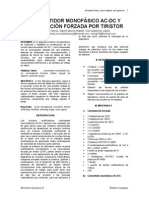 Informe Lab 1 Semiconvertidor AC DC y Conmutación Forzada