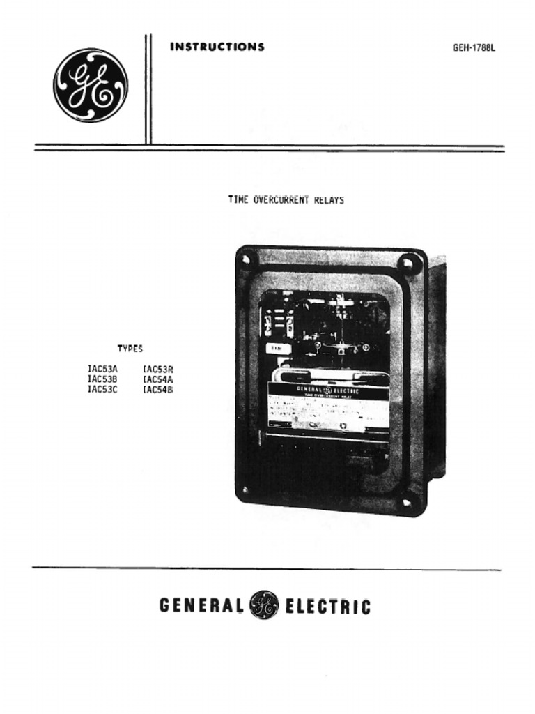 Ge Iac Rela Manual Relay Series And Parallel Circuits