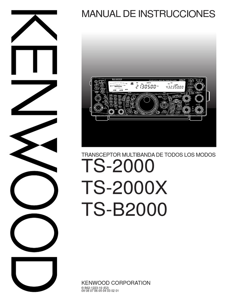 Manual Kenwood TS 2000 Spanish. | PDF | Antena (Radio) | Altoparlante