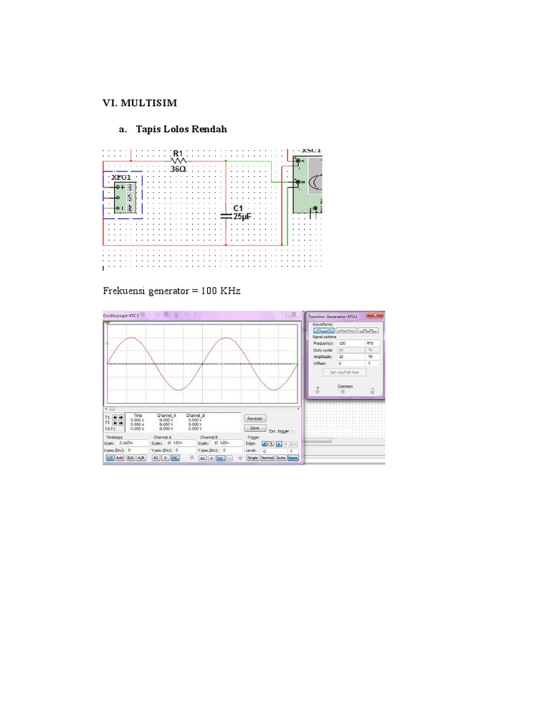 Multisim RLC Filter Frequencies | PDF | Home & Garden | Science ...