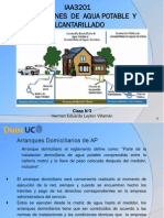 Instalaciones de AP y alcantarillado: Materiales y normativa RIDAA