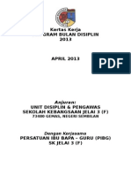 Kertas Kerja Bulan Disiplin