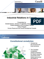 Industrial Relations in Canada