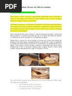 Arroz No Microondas