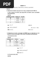 Tasa Nominal y Efectiva: Ejercicios Resueltos | PDF | Interés | Tasas ...