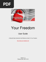 Your Freedom User Guide