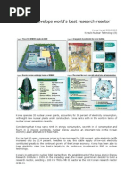 Download Korea Develops Worlds Best Research Reactor by kimyohan38635 SN28597602 doc pdf