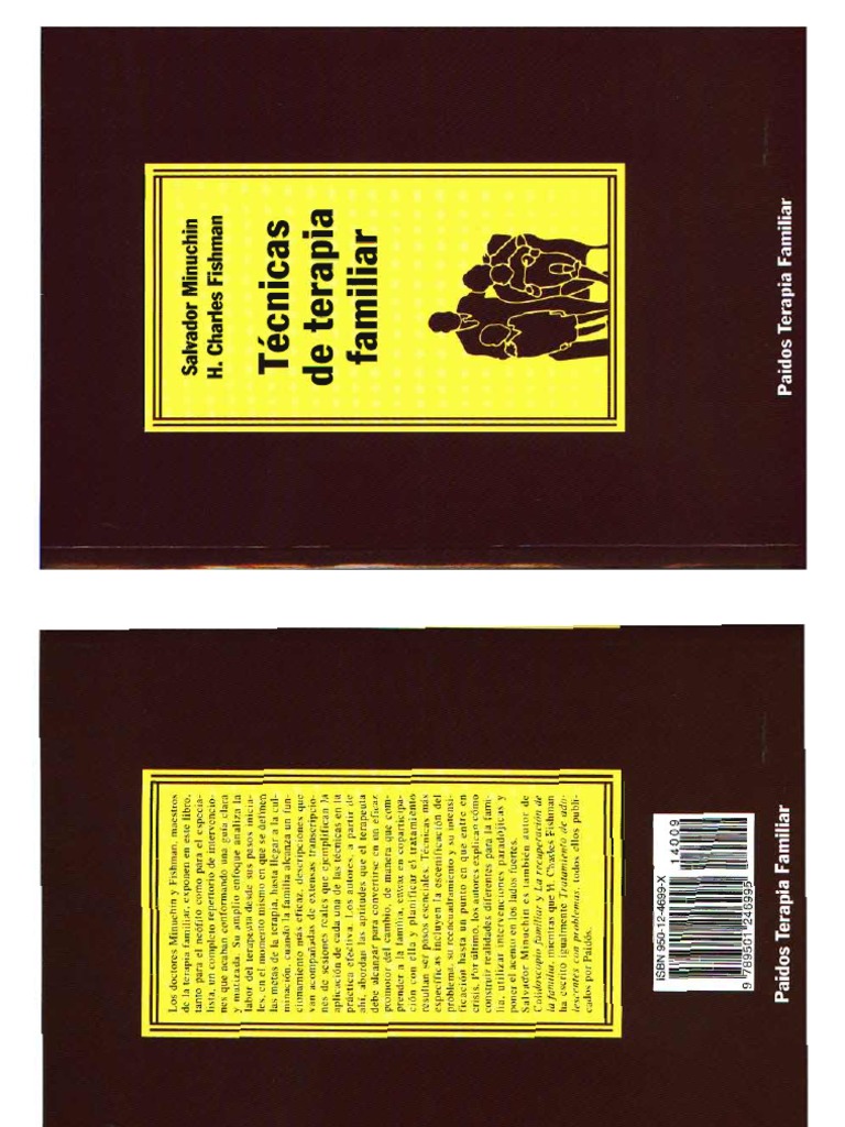 Salvador Minuchin - Técnicas de Terapia Familiar Libro | PDF