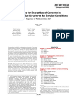Practices For Evaluation of Concrete in Existing Massive Structures For Service Conditions