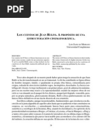 Los cuentos de Juan Rulfo a propósito de una estructuración cinematográfica