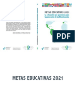 Metas 2021 educacion Iberoamerica