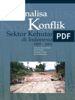 Analisa Konflik Sektor Kehutanan