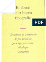 Tschichold Jan El Abece de La Buena Tipografia