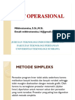 Metode Simpleks PDF