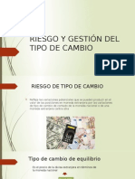 Riesgo y Gestión Del Tipo de Cambio