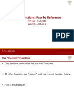 More Functions Pass by Reference: ITP 165 - Fall 2015 Week 6, Lecture 2