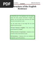 Rules of English Sentence