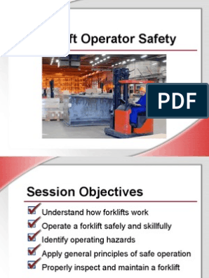 Forklift Operator Safety Forklift Land Vehicles