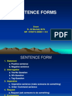 6 Sentence Forms