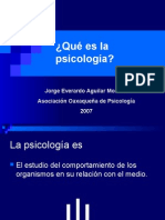 Que Es La Psicologia