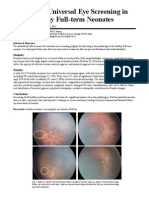 3.analysis of Universal Eye Screening - Abstract by Dr. Li Li-Hong Fall 2011 PDF