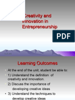 English Unit 2 Creativity and Innovation in Entrepreneurship