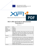 XIFI-D2.5-APIs and Tools For Infrastructure Federation v2