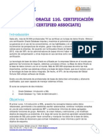 Curso DBA Oracle 11g Certificación Oca