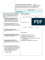 QMS Audit Checklist 3 - Basic Preservation Process