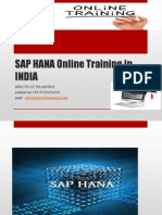 SAP HANA Online Training in INDIA