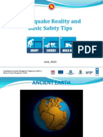 Earthquake Reality and Basic Safety Tips