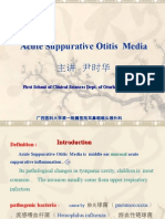 Acute Suppurative Otitis Media