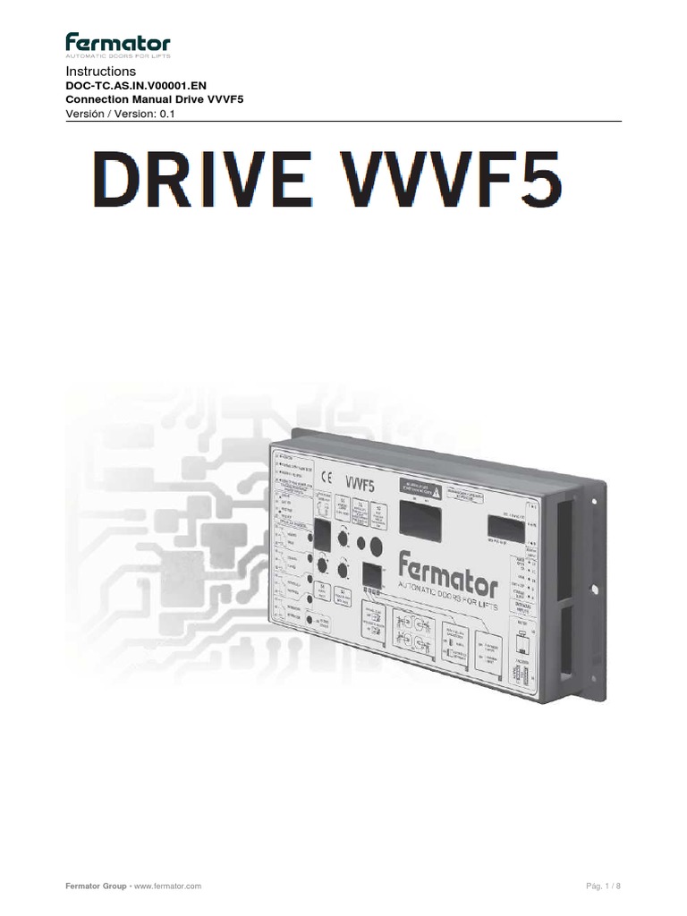 Manual VF5 EN PDF | PDF | Electric Motor | Mains Electricity