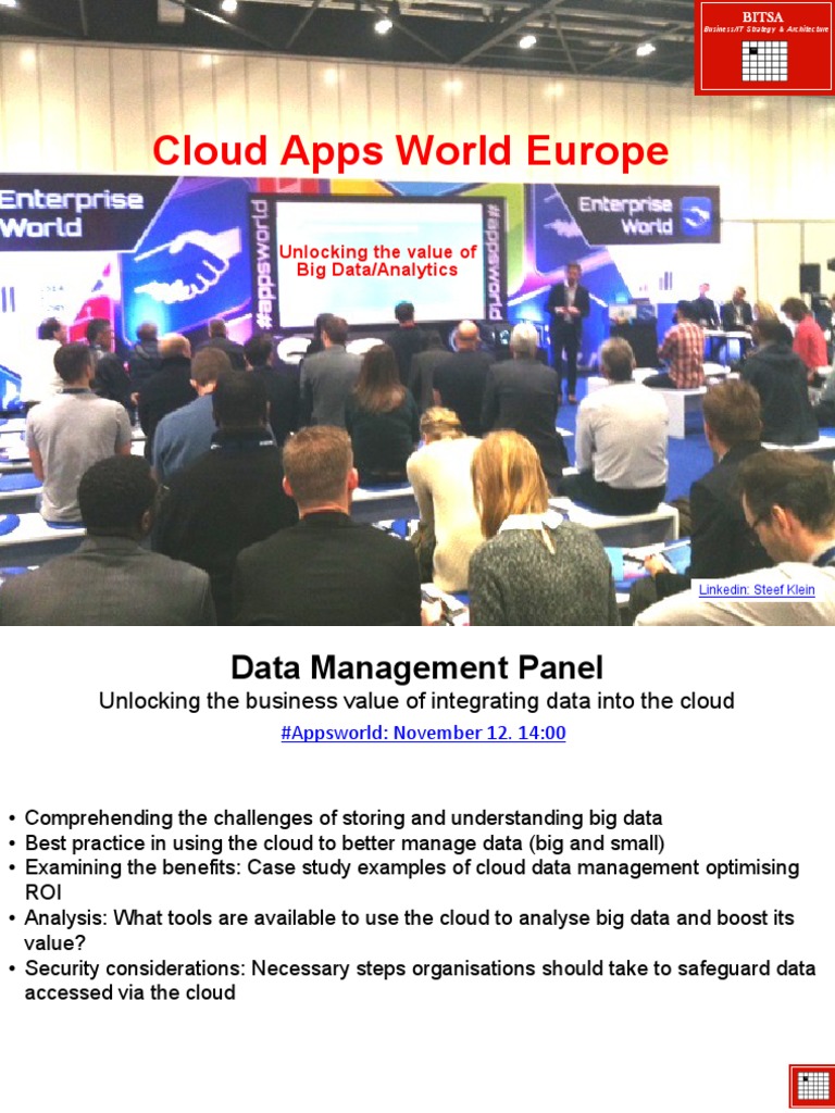 Cloud Apps World: Big Data & 3rd Platform | PDF | Big Data | Cloud ...