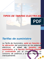 Tipos de Tarifas Electricas