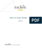 Aleph 20 - How To Copy Aleph