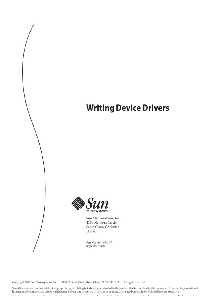 Writing Device Drivers For Solaris PDF Device Driver Kernel (Operating System)