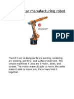 KR 5 Arc Car Manufacturing Robot Robotics